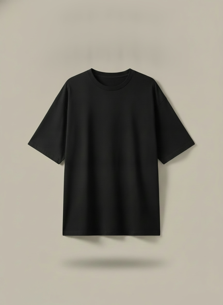 Футболка Oversize — Чёрный